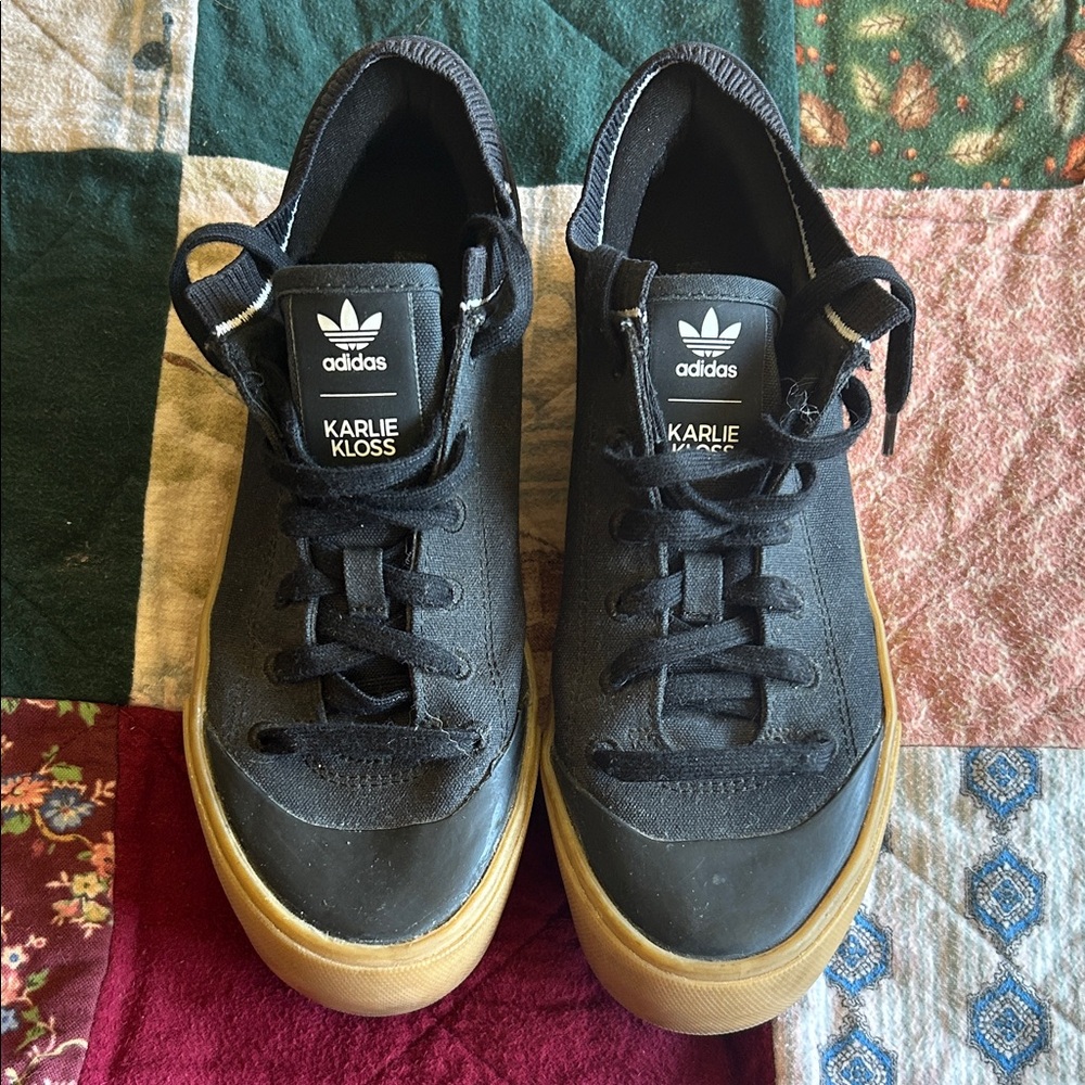 adidas Karlie Kloss Women’s Black and Gum Sneakers
